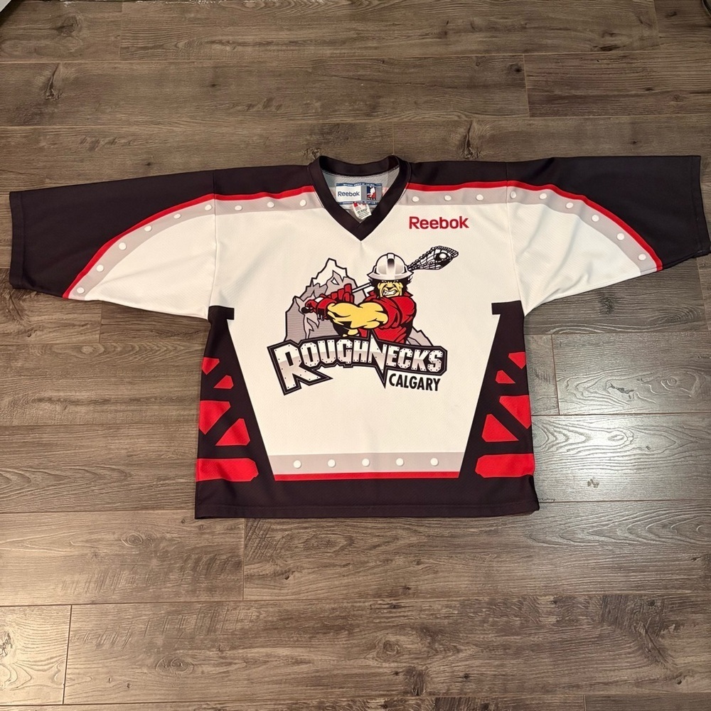 Reebok NLL Calgary Rough Necks Lacrosse Jersey Official Jersey of NLL CCM
